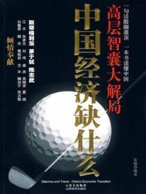 中国经济方面的不足