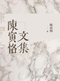 陈寅恪文集epub